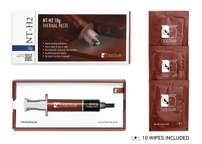 Pasta termike Noctua NT-H2, 3.6ml 10g, me 10 peceta pastruese