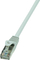 Kabllo rrjeti LogiLink CAT 6 F/UTP EconLine 0,25m (CP2012S) ngjyre hiri