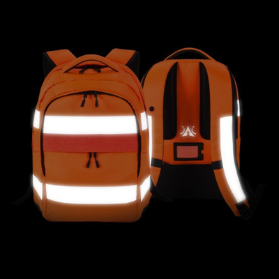 Çantë shpine DICOTA Hi-Vis Backpack, 25L, me shirita reflektues, portokalli