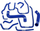 Fisha silikoni uji TurboWorks për Subaru Impreza STI 2.0 GDA GDB 02-05, set, blu