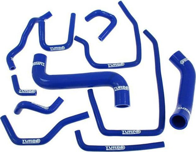 Fisha silikoni uji TurboWorks për Subaru Impreza STI 2.0 GDA GDB 02-05, set, blu