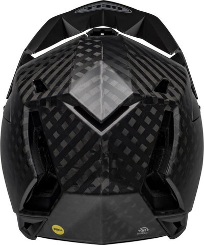 Helmë biçiklete Bell Full-10 Spherical, full-face, për profesionistë, e zezë