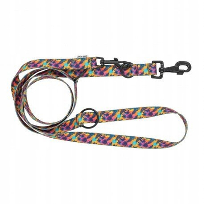 Leckë e rregullueshme për qen Barry King Hawaii, polipropilen 16mm, 220cm, shumëngjyrëshe