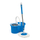 Set pastrimi Vanora Super Easy Clean, kovë 13L me rrota, mop rrotullues, blu
