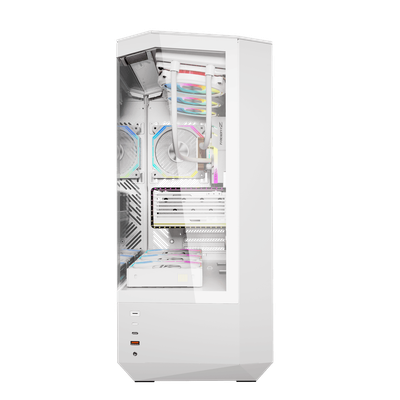 Kasë Darkflash Case DY460, Mid-Tower, e bardhë
