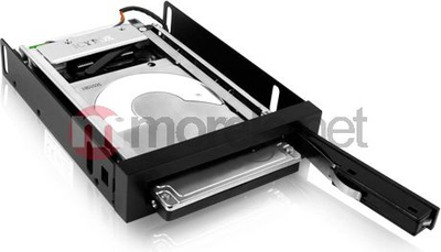 Kуќиште за диск Icy Box IB-2216StS, 2.5" во 3.5", SATA, алуминиум, црна