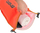 Buoy sigurie për not Enero Inflatable Safety Buoy Dry Pocket 2 in 1, 72x36 cm, portokalli