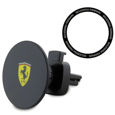Mbajtëse magnetike makine Ferrari 2023 Collection MagSafe, për grila ajrimi, për iPhone, e zezë