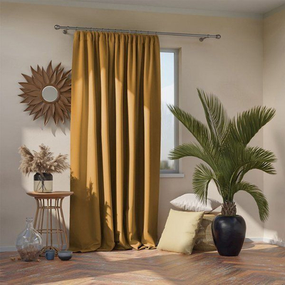 Perde AmeliaHome, 140 x 270 cm, mustard