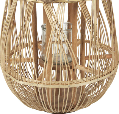 Fener dekorativ Beliani Tonga, bambu, 77cm, natyral