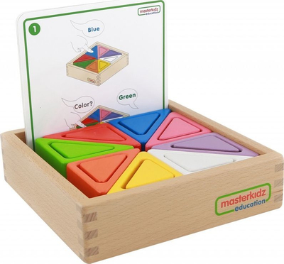 Lojë druri për fëmijë Masterkidz, shumëngjyrëshe