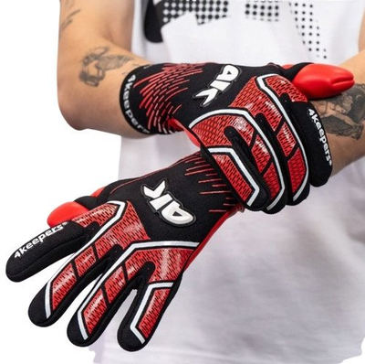 Doreza portieri 4keepers Neo Viper NC S982874, për të rritur, e zezë me të kuqe