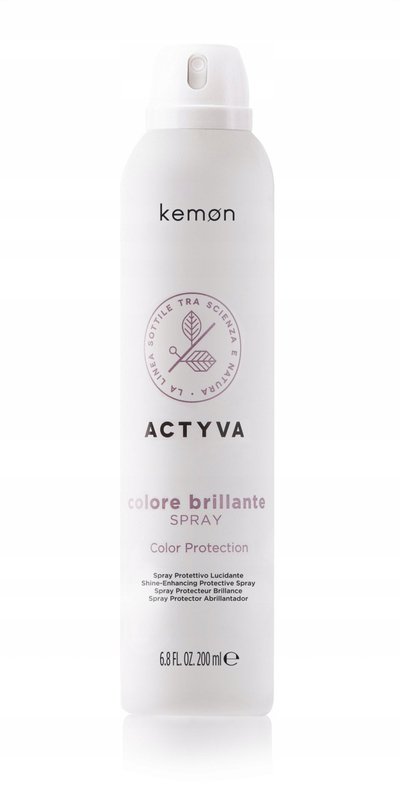 Sprej flokësh Kemon Actyva Colore Brillante, për flokë të lyer, 200ml
