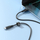 Kabllo USB Acefast USB A në USB C, 1.2 m, 3A, e zezë