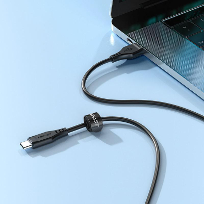 Kabllo USB Acefast USB A në USB C, 1.2 m, 3A, e zezë