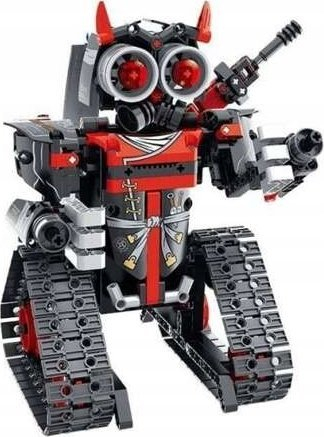 Lodër ndërtime robotike Technical Blocks 3 in 1 Robot Car, 419 copa, me telekomandë, e kuqe