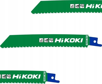 Teh sharre reciproke Hikoki RCM32B, 150mm, 10/14 TPI, për hekur, set 5 copë