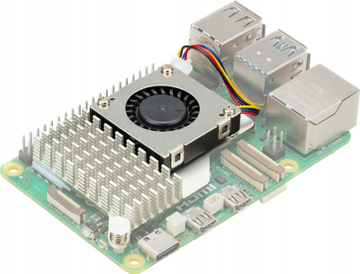 Ftohës aktiv Raspberry Pi SC1148 Pi 5 për ngarkesë t’madhe, për përdorim pa kuti, i zi