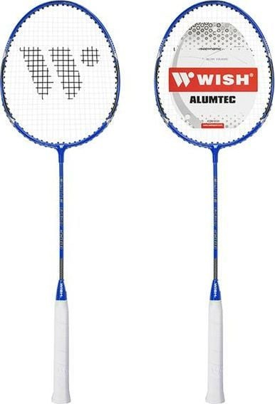 Set badminton Wish Alumtec 5566, 4 raketa, rrjetë me çantë, kuqe blu