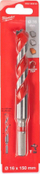 Freza betoni Milwaukee Premium TCT 16x160 mm, 16 mm, gri