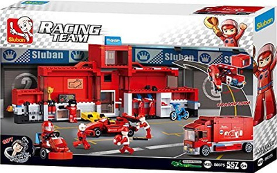 Set lodër me blloqe Sluban M38-B0375 Formula, F1 Racing, shumëngjyrësh