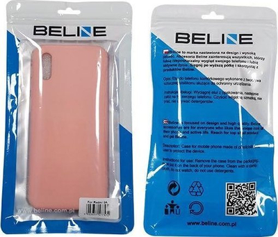 Mbulesë silikoni Beline për iPhone 13, 6.1", rozë gold