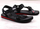 Sandale për burra BIG STAR DD174717, sportive, me shirit që rregullohet, të zeza