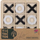 Lojë tavoline Mega Creative Noughts and Crosses Wood, 14x14 cm, dru natyral