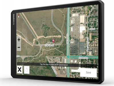 Навигација за кампер Garmin Camper 1095 MT-D EU, екран 10.1", мапи Европа, црна