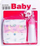 Set aksesorësh për kukulla Adar Diaper and Bottle 540835, biberon 12.5 cm, pelenë për kukull, rozë