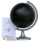 Едукативен глобус Inductive Globe 250, површина за пишување, со упатство, мат црн