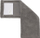 Leckë mikrofibër Feniks, 43x13cm, e gjelbër