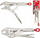 Pinca bllokuese Milwaukee 4932471725, 250mm, kapje e sheshtë, metalike