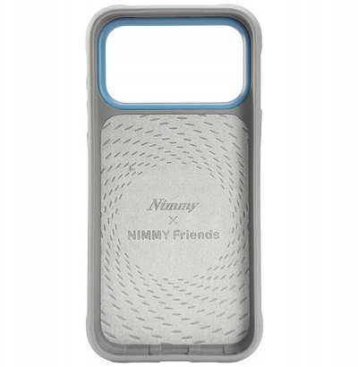 Mbështjellës telefoni Nimmy Glasses Cool Dog për iPhone 17 Pro, poliuretani TPU, gri