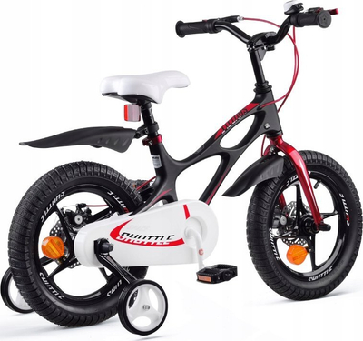Biçikletë për kalama Royalbaby Space Shuttle RB14-22, 14", e zezë