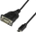Adapter serial StarTech ICUSB232C, USB C në RS232 DB9, 40 cm, i zi