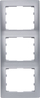 Kornizë potë Legrand 771307, 3 module, IP20, e argjendtë
