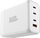 Karikues GaN Silver Monkey 200W, 3x USB C PD, USB A QC 3.0, i bardhë