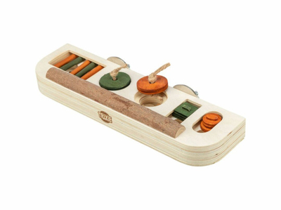 Lodër interaktive për zogj TRIXIE Snack Toy, 25x9x4 cm, prej druri