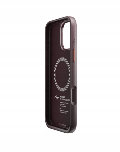 Заштитна маска за телефон Peak Design Everyday Fabric Case iPhone 16 Pro Max, компатибилна со MagSafe, Eclipse