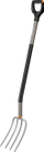 Pirun kopshti Fiskars Ergonomic, dorezë ergonomike, çelik i fortë, gri
