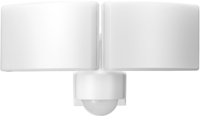 Reflektor i jashtëm Adviti Double LED, 2x20W, sensor lëvizjeje, IP65, i bardhë