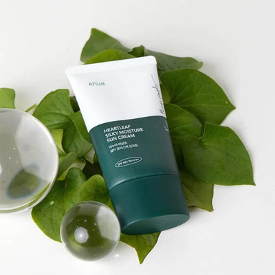 Krem për mbrojtje ndaj diellit Anua Heartleaf Silky Moisture, SPF 50+ PA++++, 50 ml