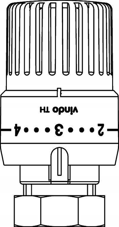 Kokë termostatike Oventrop Vindo TH, lidhje M30 x 1.5, për radiator