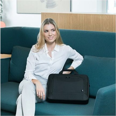 Çantë laptopi Dicota Eco Top Traveller Base, 17.3", RPET, e zezë