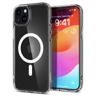 Mbrojtëse për celular iPhone 15 Spigen Ultra Hybrid MagSafe, transparente