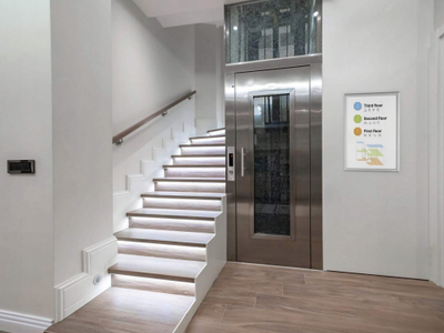 Kornizë murale Durable 500823, 450 x 625 mm, alumin, argjend
