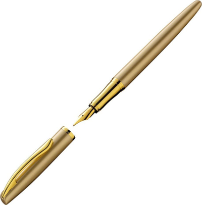 Stilolaps me pendë Pelikan Jazz Noble P36, me kartusha, ngjyrë flori