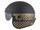 Helmetë moto CASSIDA Oxygen 2.0 Rondo, e hapur, diellzë e integruar, e zezë matt ari