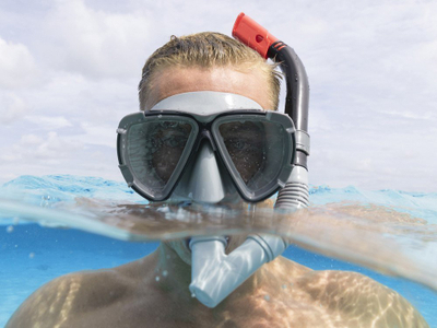 Set snorkeling Bestway 24029, maskë edhe tub noti, për të rritur, me shumë ngjyra